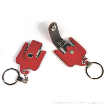 Mini Cute Leather USB Flash Drive